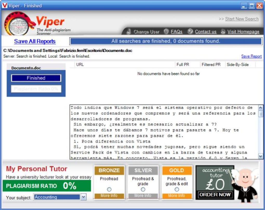 Viper plagiarism checker download free